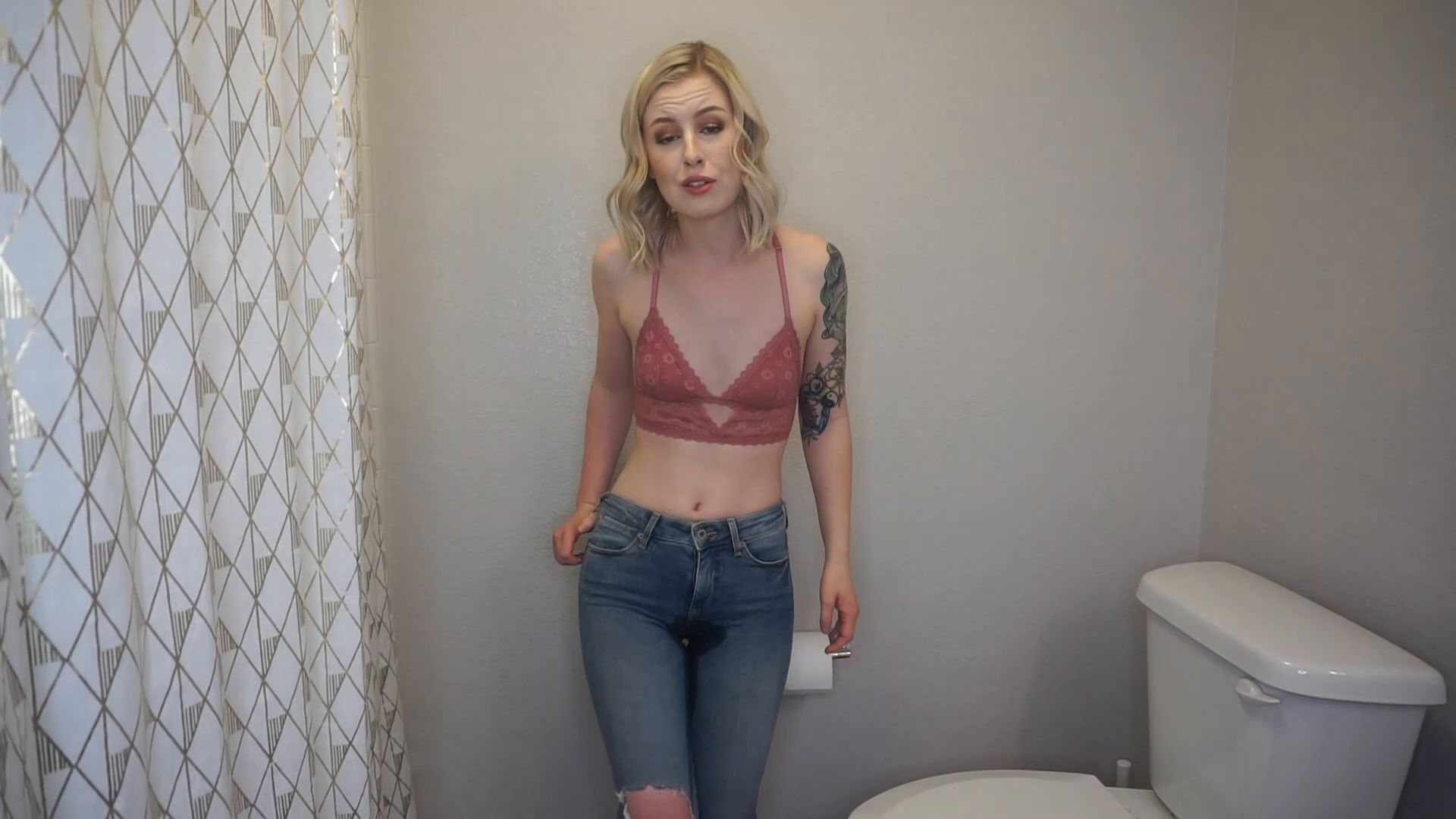Peeing in my Jeans JOI