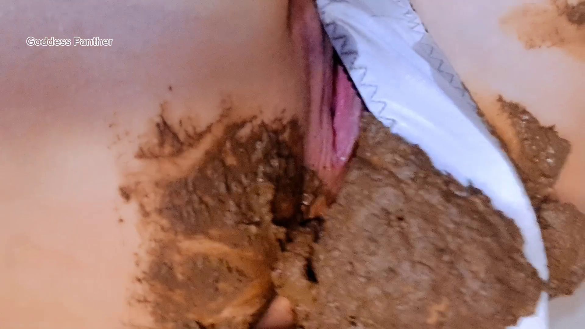 thefartbabes – Satin Poopy Panties Bulge