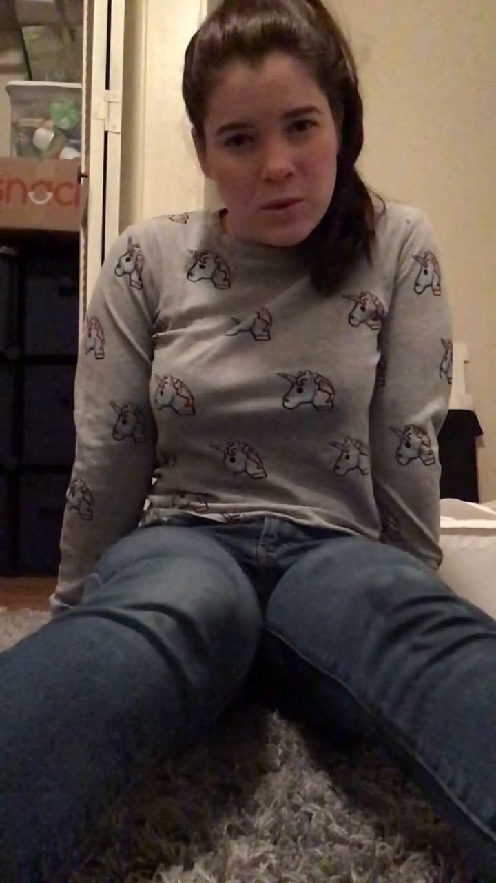 KaretCake Grounded Girl Pees Her Jeans