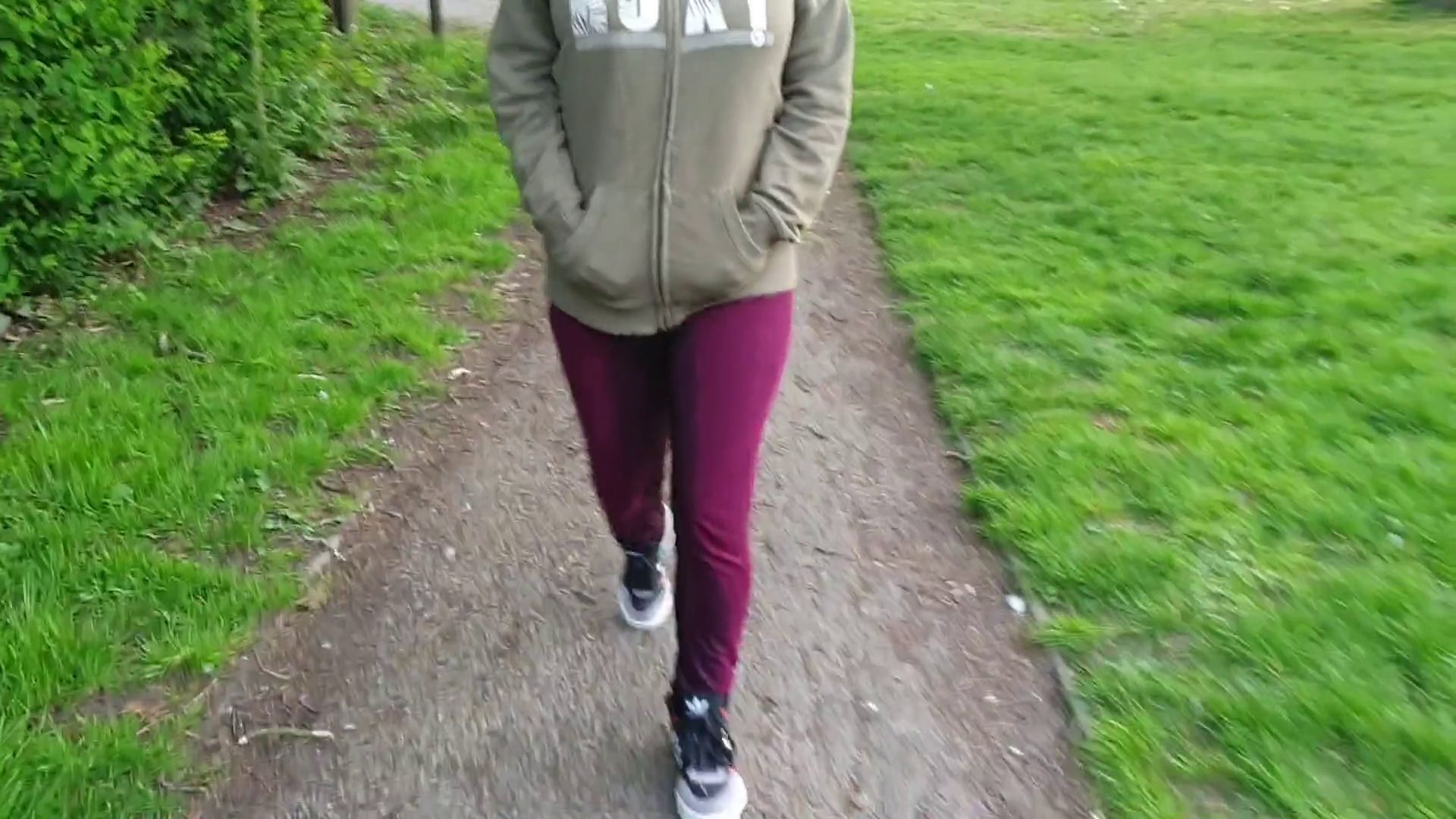 Public Wetting And spending a whole day in wet leggings