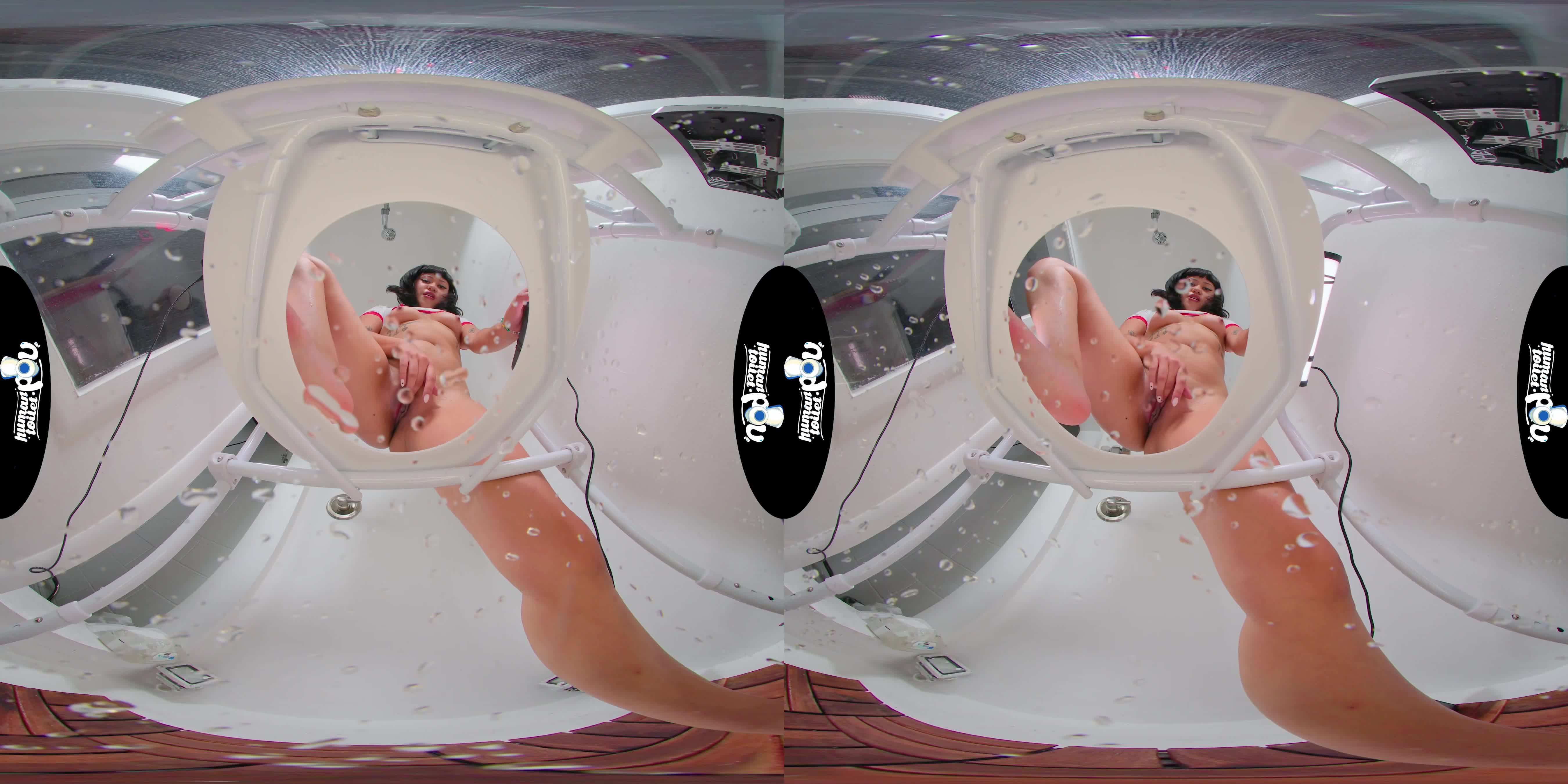 Mean and Bratty Latina Humiliates the Human Toilet