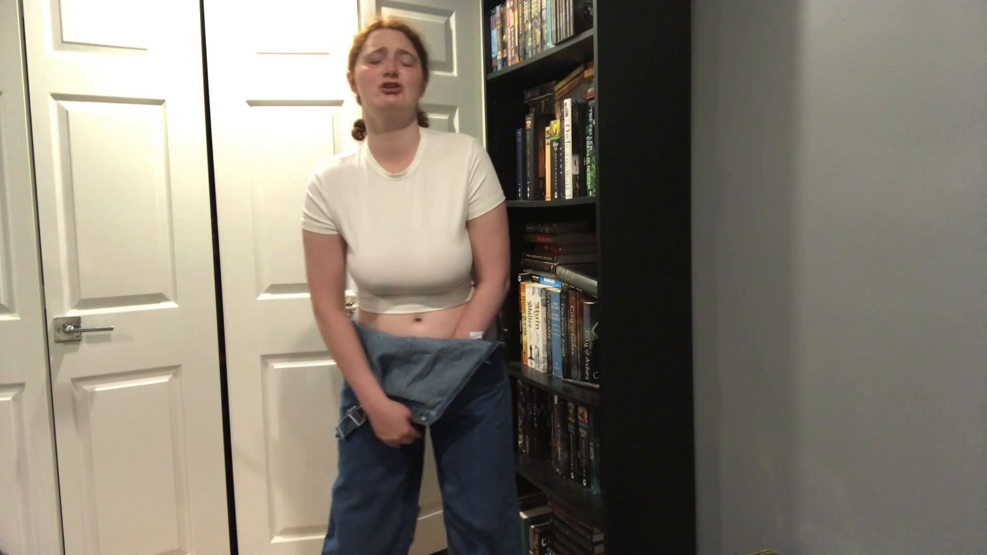 Coworker Wets Herself