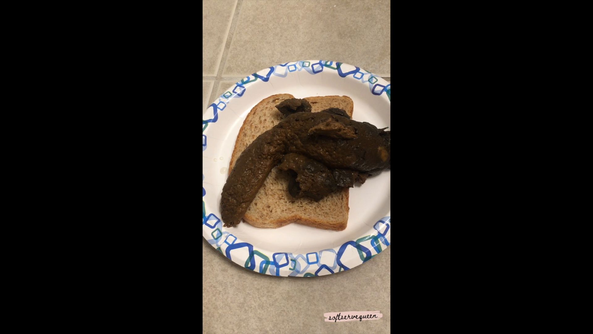 softservequeen – 8+inch thick log becomes your sandwich