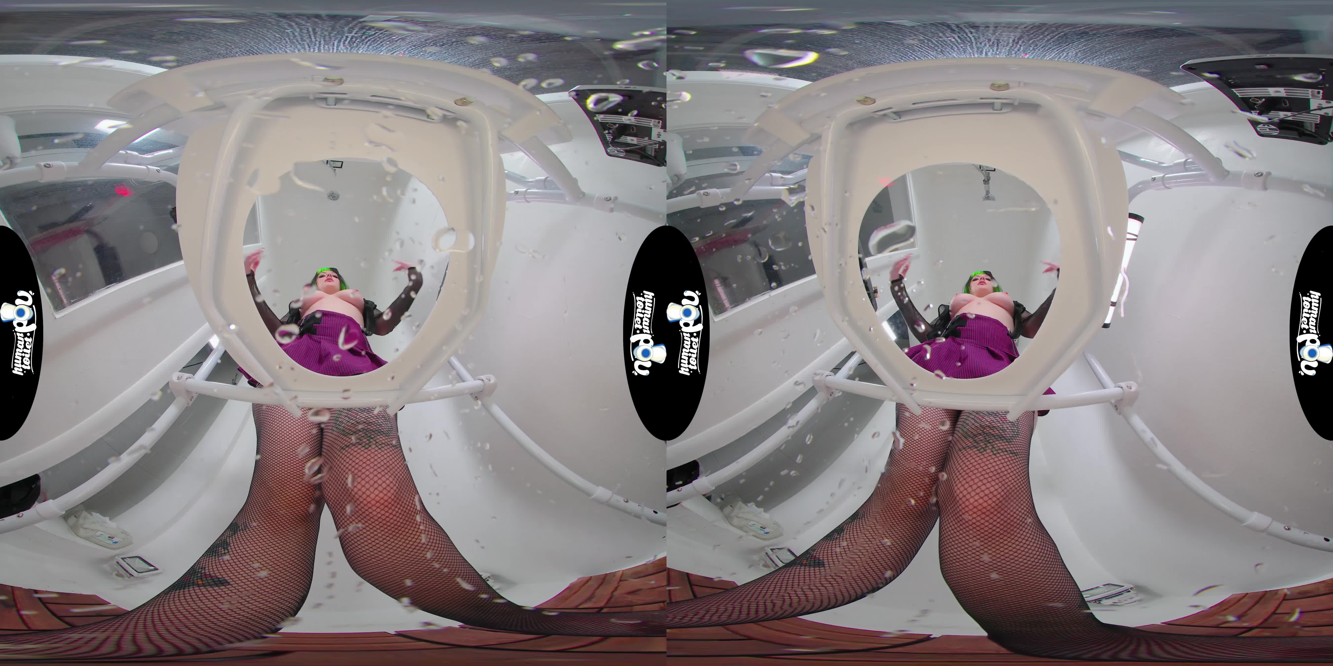 Goth Girl Kittycamtime Waters Her Toilet Goblin