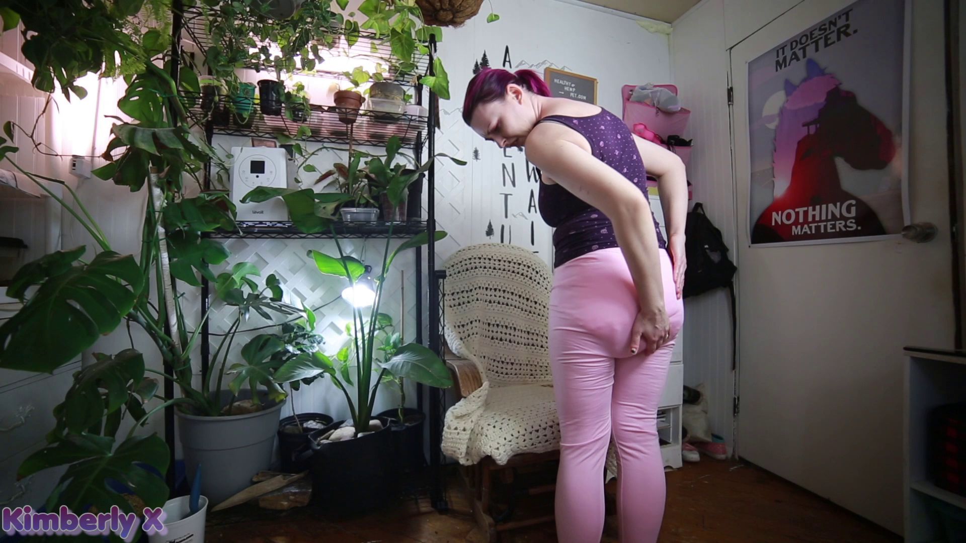 Kimberly X – Diaper under leggings fill