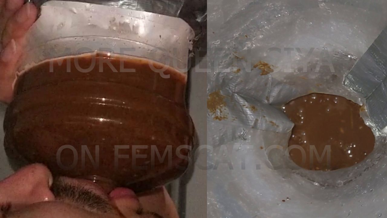 SSBBW Queen Siya – JOI Foot fetish – Eating one dark colored load