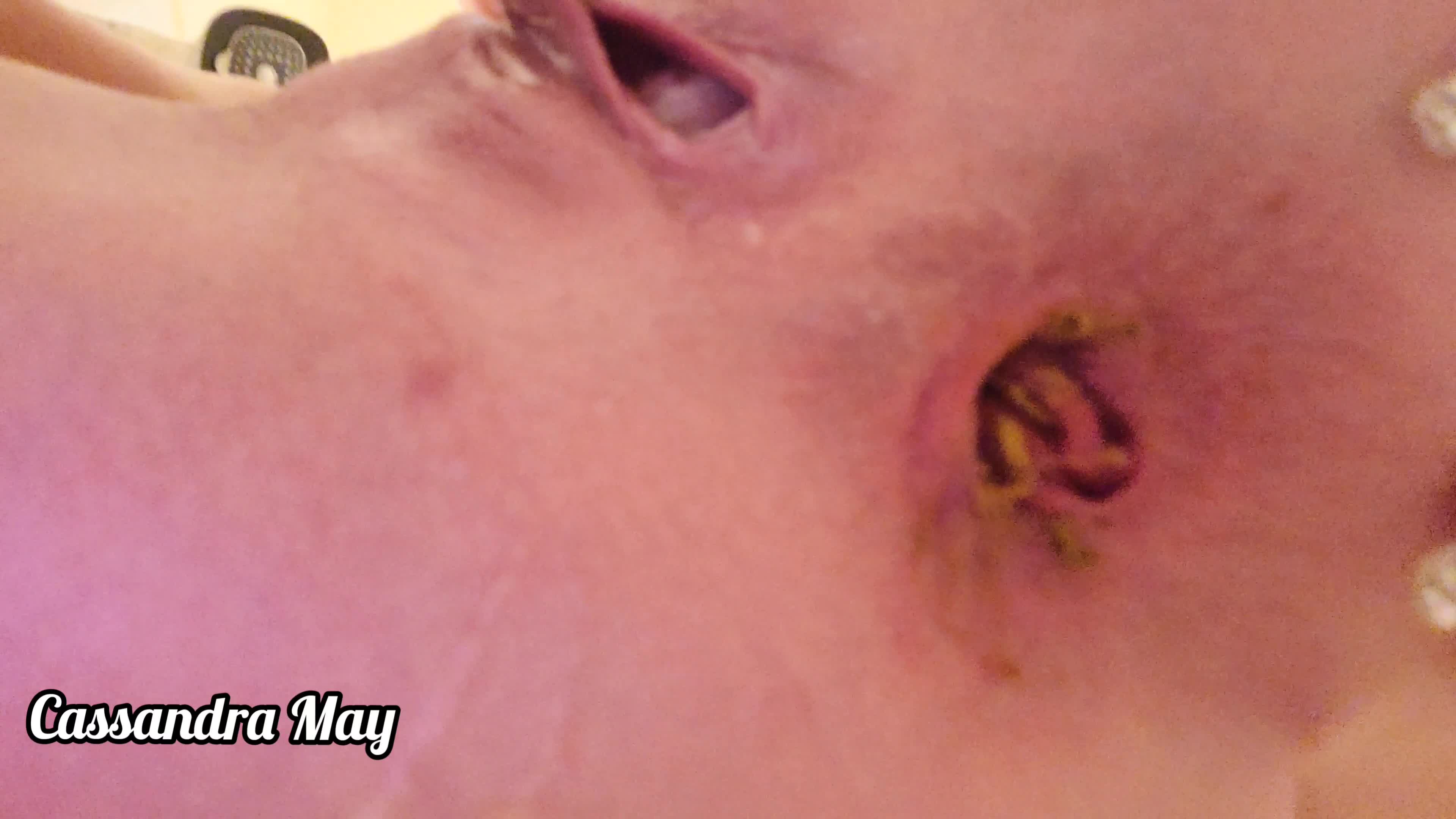 CassandraMay – Bathtub Shit and Piss 14 Dirty Rosebud