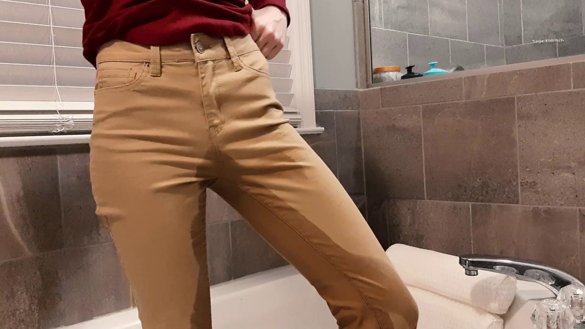 Sage-Eldritch-Peeing-in-Khaki-Pants-and-Cotton-Panties