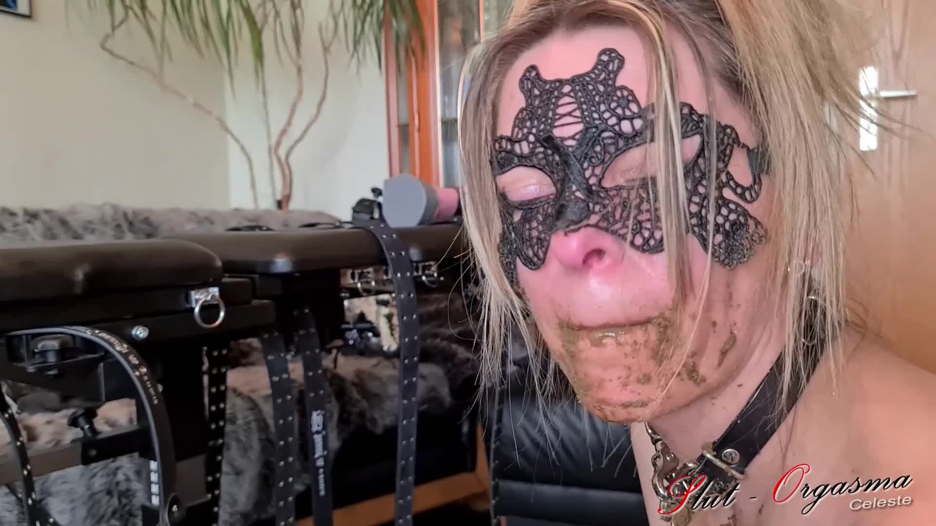 SlutOrgasma – Pooping scat smearing swallowing and dildo